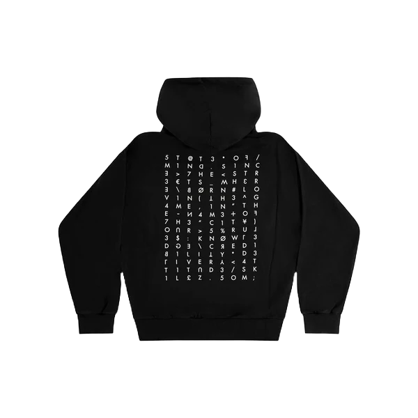 5TATE OF MIND CRYPTOGRAPHY HOODIE | CROSSOVER RICCIONE