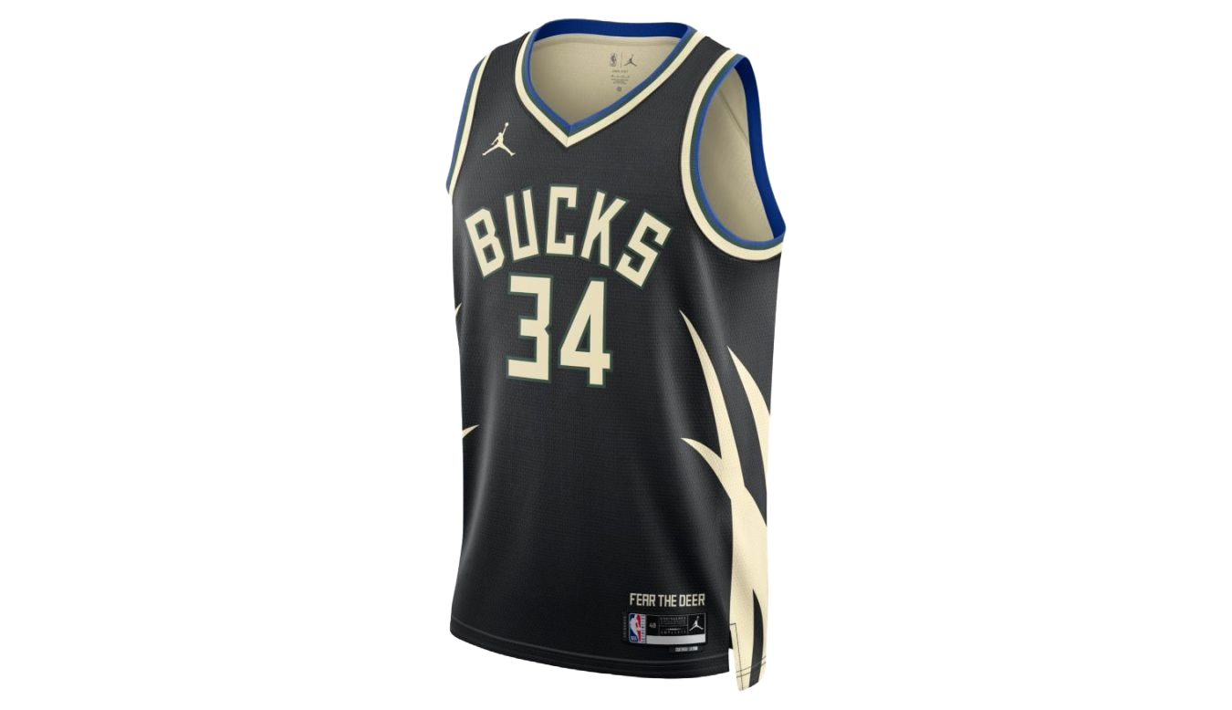 Nike Jordan Dri-FIT NBA Swingman Jersey Milwaukee Bucks Statement Edition Giannis Antetokounmpo