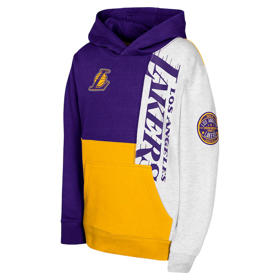 OUTERSTUFF SPLASH PULLOVER HOODIE LOS ANGELES LAKERS | CROSSOVER RICCIONE