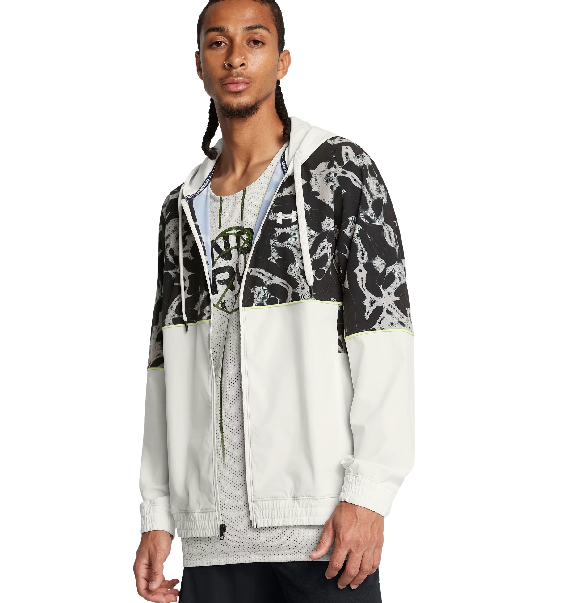 UNDER ARMOUR BASELINE WOVEN PRINTED JACKET | CROSSOVER RICCIONE