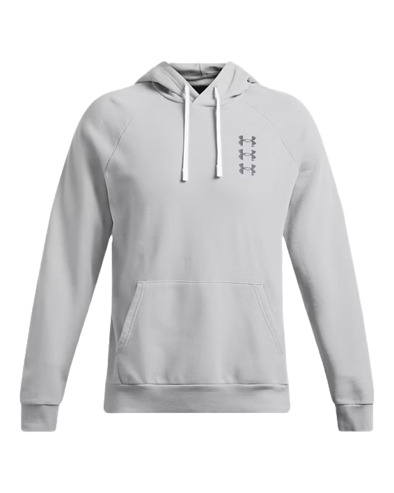 UNDER ARMOUR RIVAL FLEECE TEXTURED SLICED N'DICED HOODY | CROSSOVER RICCIONE