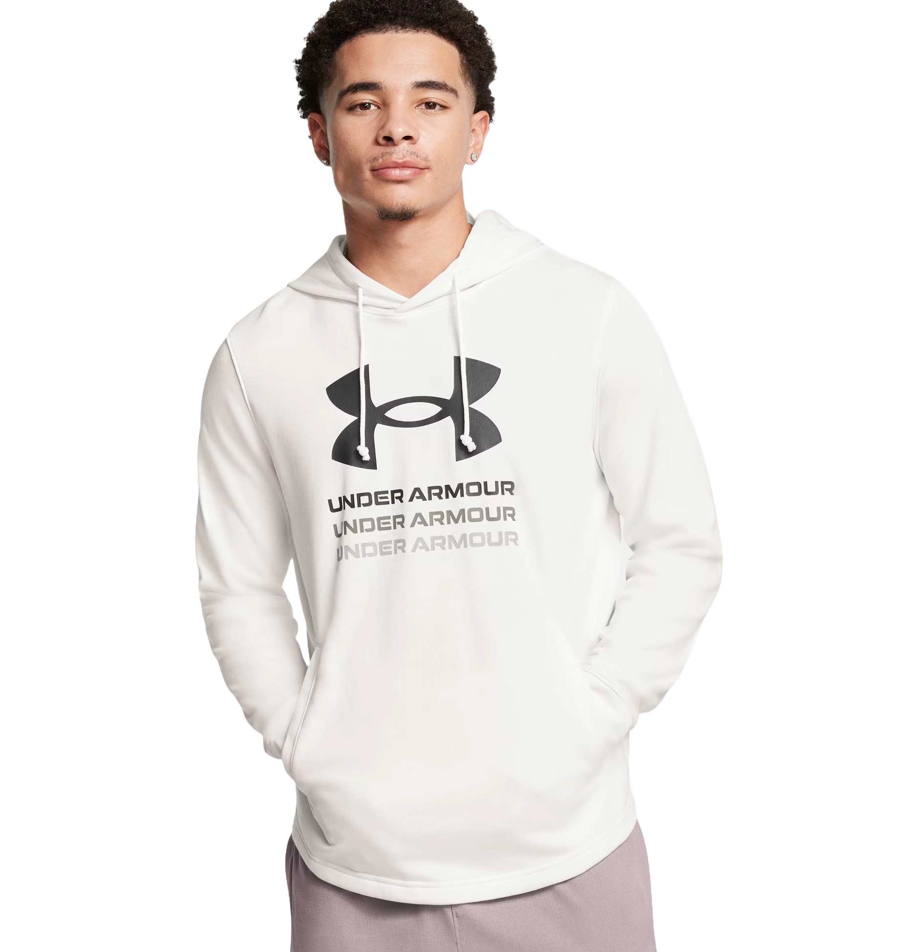 UNDER ARMOUR RIVAL TERRY GRAPHIC HOODY | CROSSOVER RICCIONE