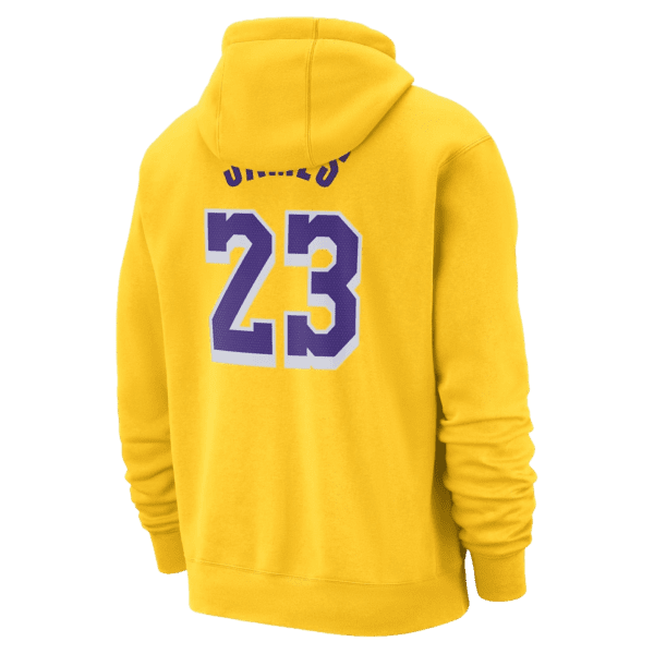 NIKE LOS ANGELES LAKER LEBRON JAMES CLUB HOODY | CROSSOVER RICCIONE