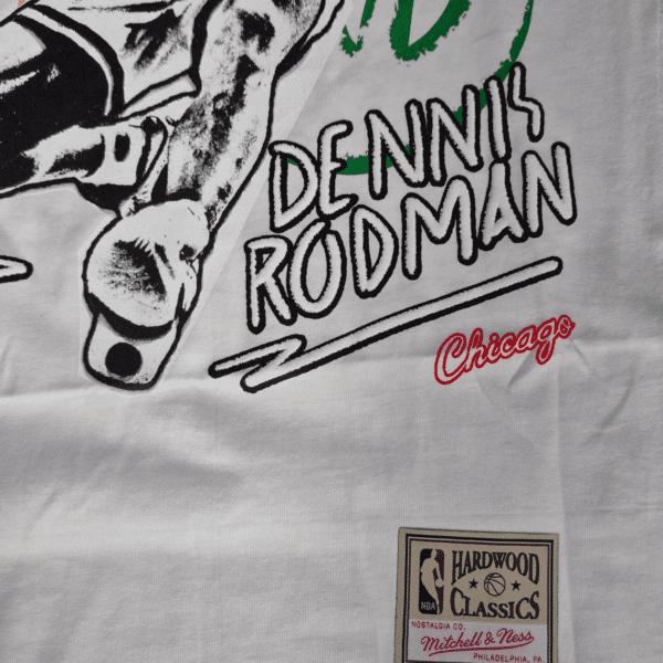 MITCHELL & NESS CHALKED UP TEE DENNIS RODMAN | CROSSOVER RICCIONE